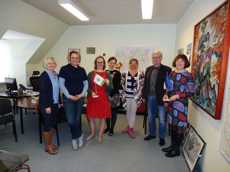 Besuch im Rathaus von Kanepi